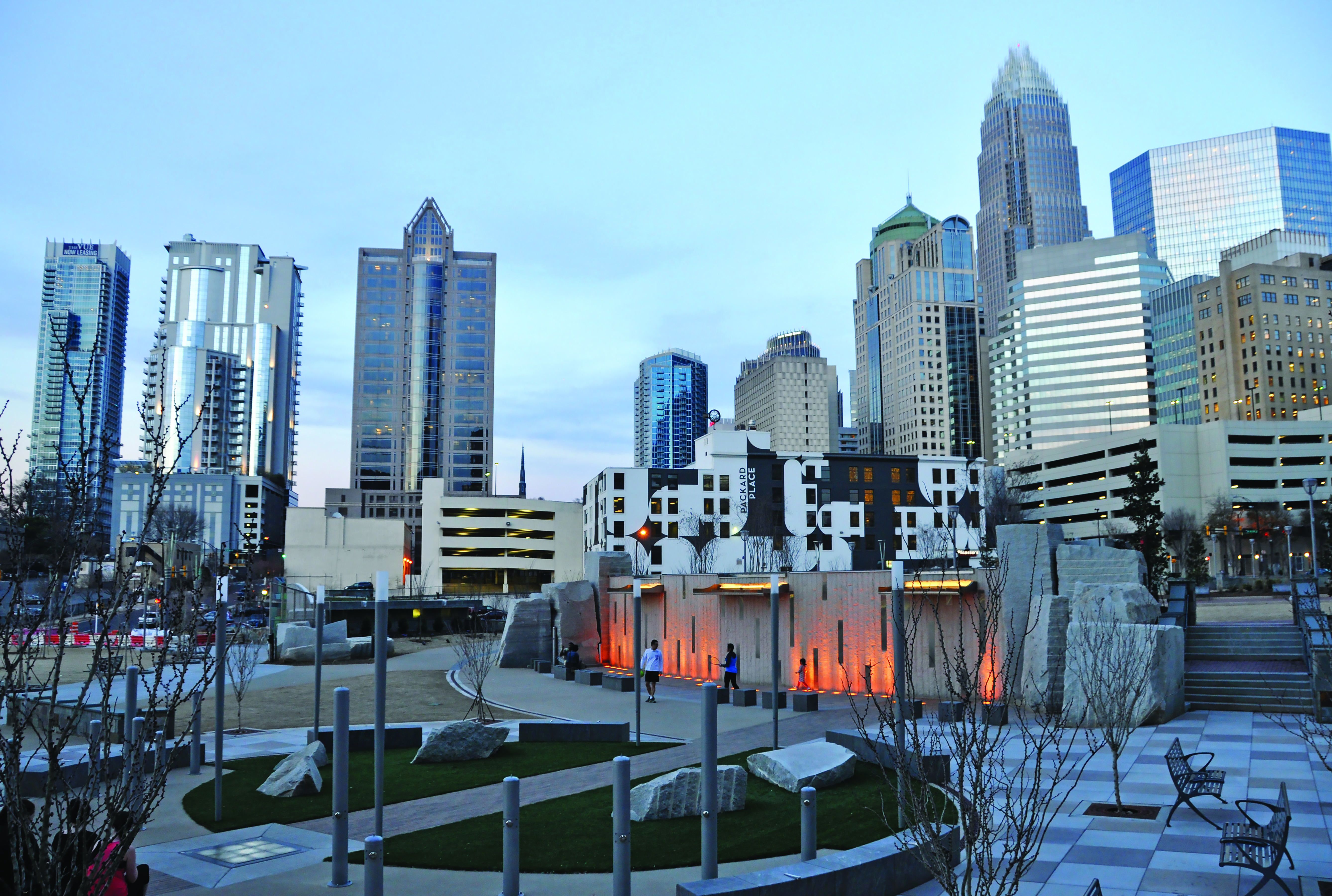 Charlotte from Romare Bearden Park with WFAE